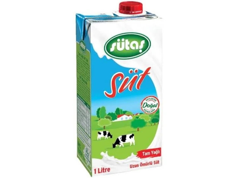 Sütaş Tam Yağlı Süt 1 Lt