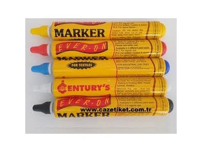 Ever-On Marker(KIRMIZI) Tekstil Işaretleme Kalemi - KIRMIZI